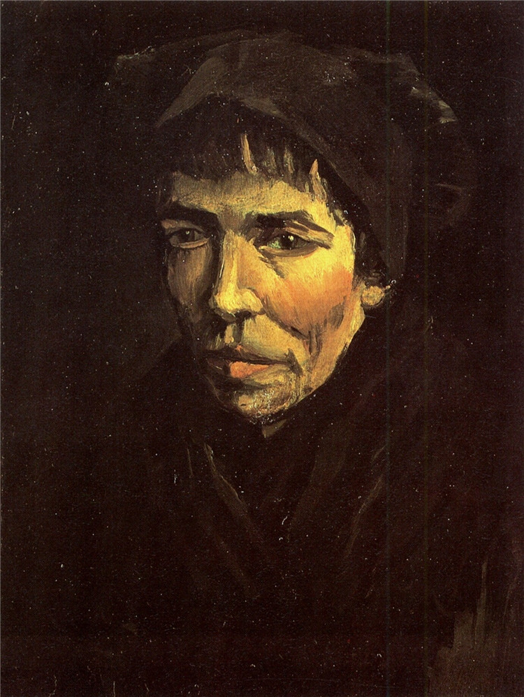 Head Of A Peasant Woman With Dark Cap 5